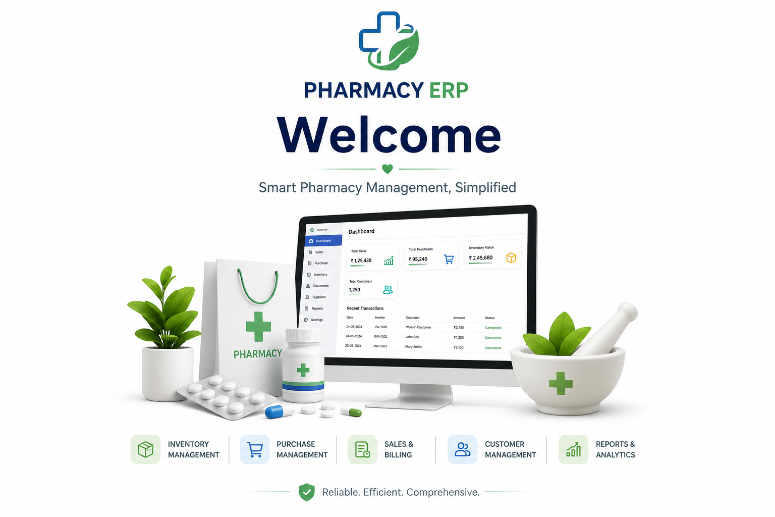 Pharmacy ERP Welcome